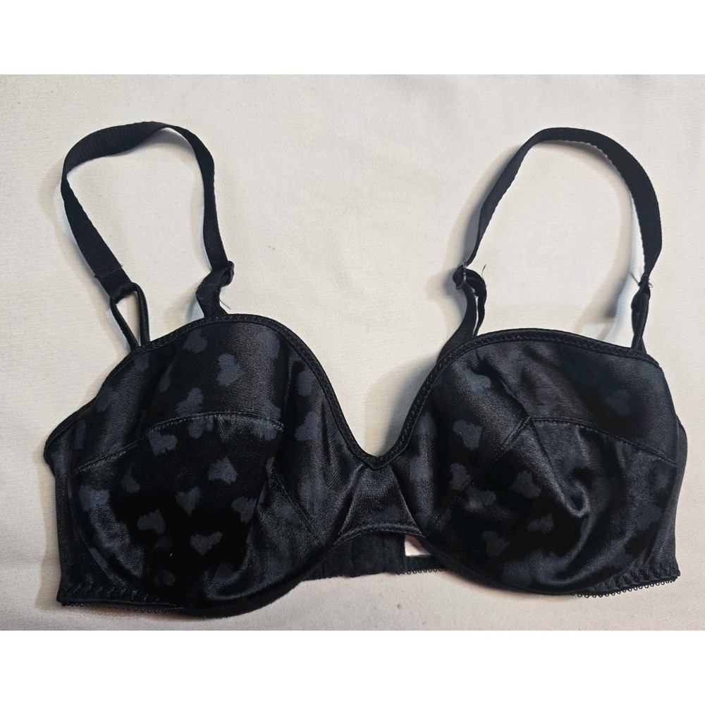 Lovable Women's  Bra Vintage  Black  Underwire  36 C